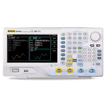 RIGOL DG4102 100 MHz Arbitrary Waveform Generator, front view (DG4000 Series shown)
