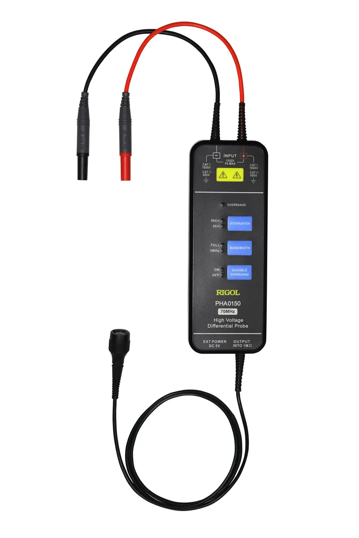 RIGOL PHA0150 70 MHz Differential Probe, front view
