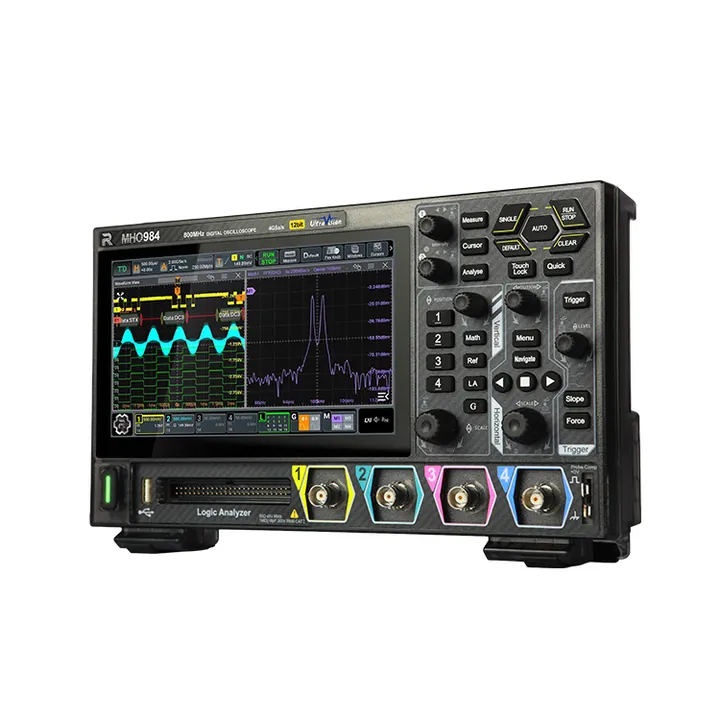 RIGOL MHO954 500 MHz 4-Channel 12-bit Mixed Signal Oscilloscope, left view (MHO984 shown)