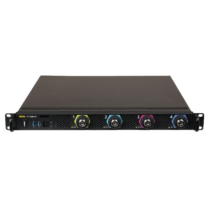 RIGOL DNA6142-R 14 GHz 2-Port Vector Network Analyzer, front view (DNA6204-R shown)