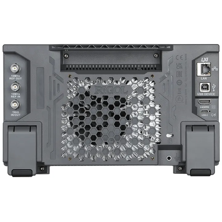 RIGOL RSA804 4.5 GHz Real-Time Spectrum Analyzer, rear view (RSA800 Series shown)