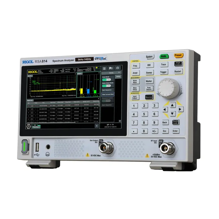 RIGOL RSA804 4.5 GHz Real-Time Spectrum Analyzer, product view (RSA800 Series shown)