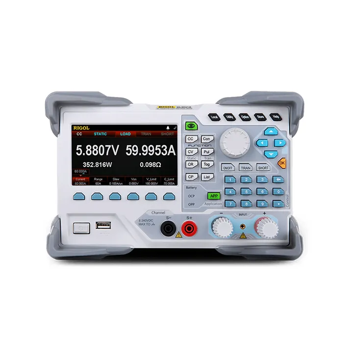 RIGOL DL3041 450 W DC Electronic Load, front view (DL3000 Series shown)