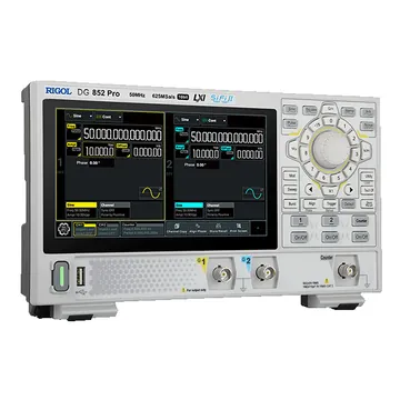 RIGOL DG822 Pro 25 MHz 2-Channel Arbitrary Waveform Generator, right view (DG800 Pro Series shown)