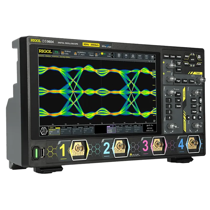 RIGOL DS9604 6 GHz 4-Channel 8-bit Digital Oscilloscope, right view