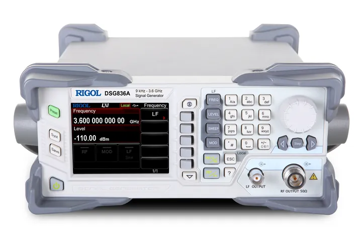 RIGOL DSG836A-OCXO 3.6 GHz RF Signal Generator, front view