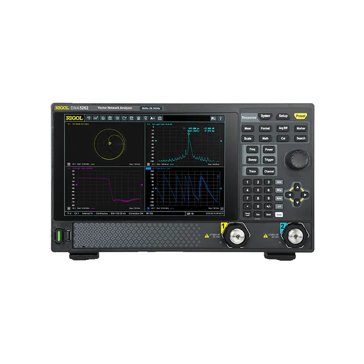 RIGOL DNA5262 26.5 GHz 2-Port Vector Network Analyzer, front view