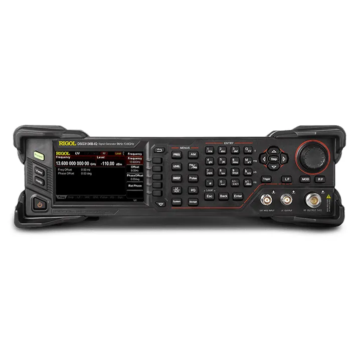 RIGOL DSG3065B-IQ 6.5 GHz RF Signal Generator, front view (DSG3000B Series shown)