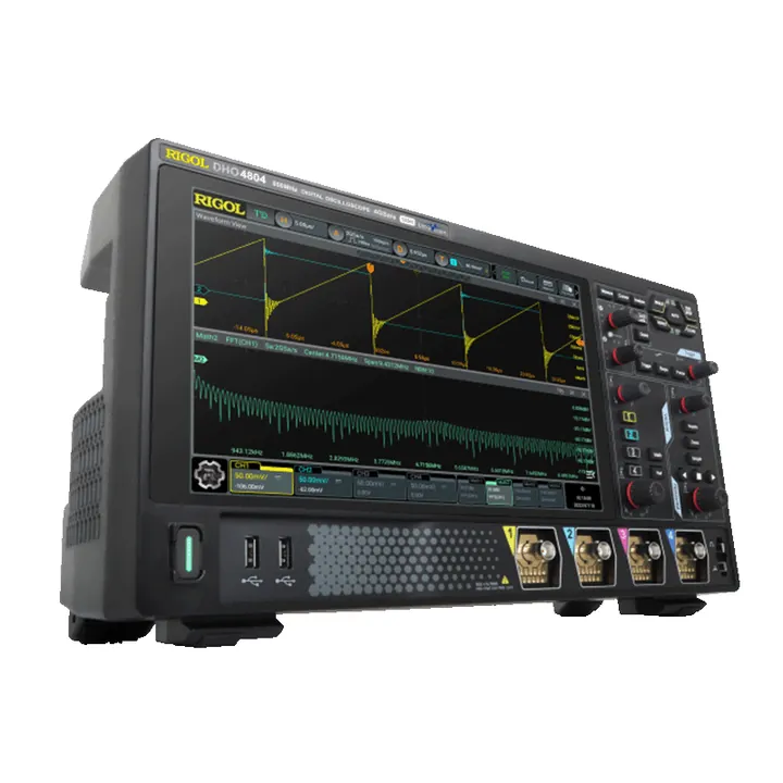 RIGOL DHO4404 400 MHz 4-Channel 12-bit Digital Oscilloscope, right view (DHO4000 Series shown)