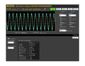 RIGOL UPA-DS Power Analysis Software, front view