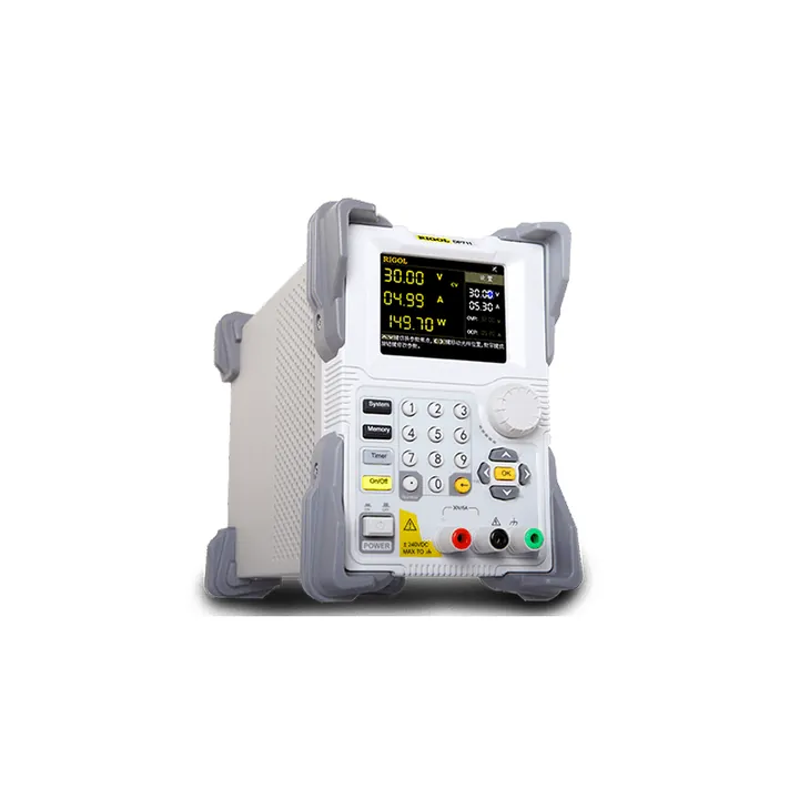 RIGOL DP711 150 W 1-Channel Programmable DC Power Supply, left view (DP700 Series shown)